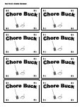 chore bucks